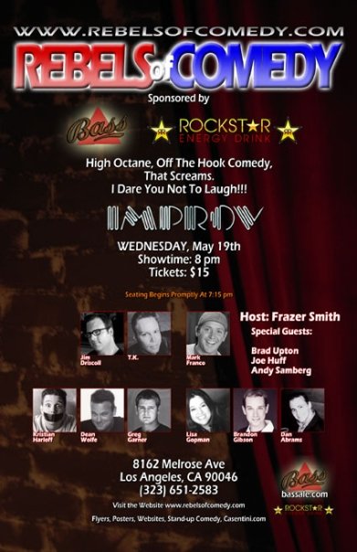 Rebels of Comedy stand-up